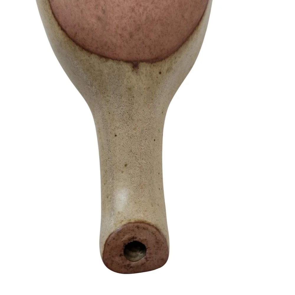 UCTCI Vintage Pig Spoon Rest Stoneware Japan Smiling Polka Dots Whimsy 7.5